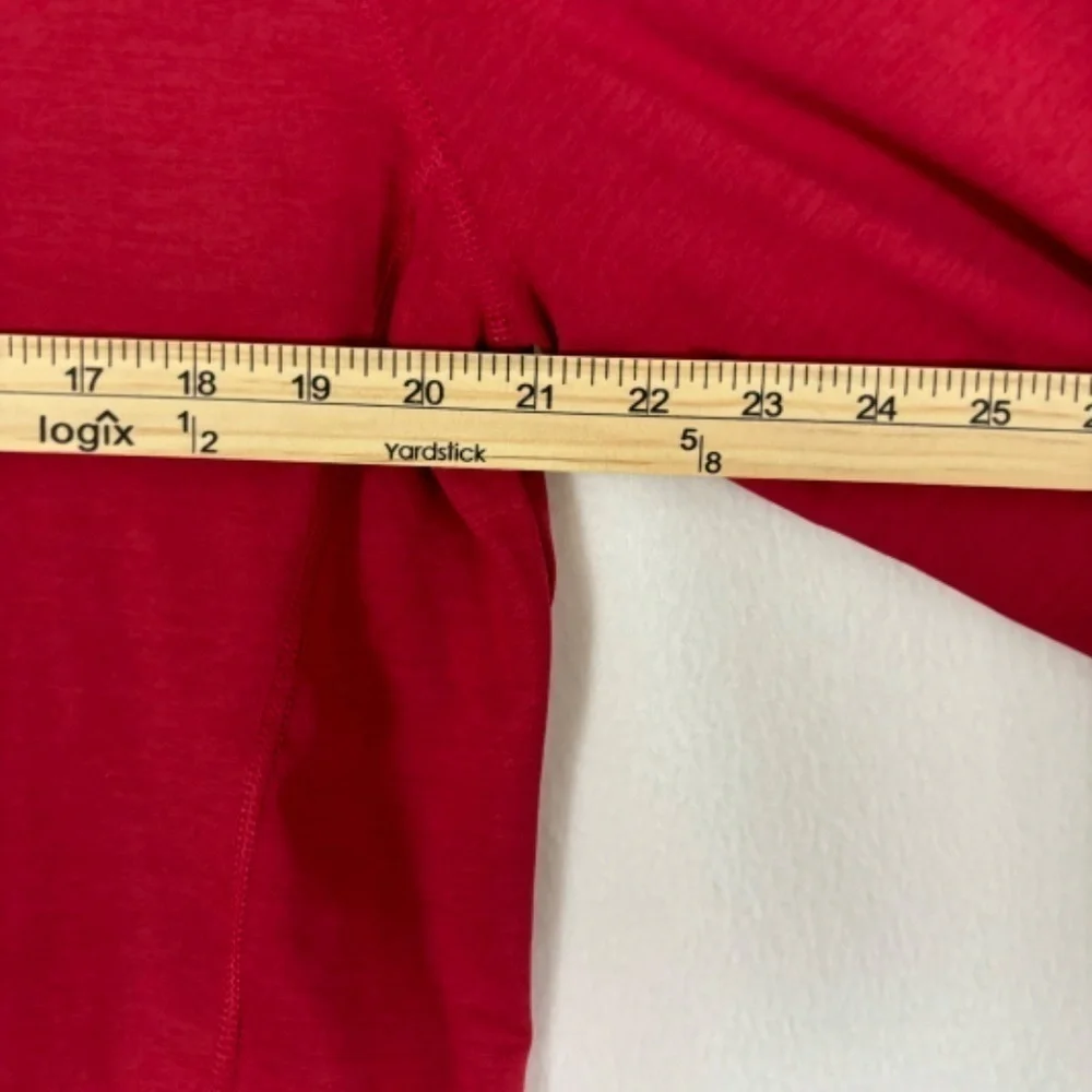 Micheal Strahan MSR 1/4 Zip‎ Pullover Athletic Sport Jacket Size L Red NWT